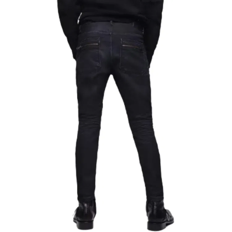 Джинсы мужские black moderate slim fit DIESEL — фото 3