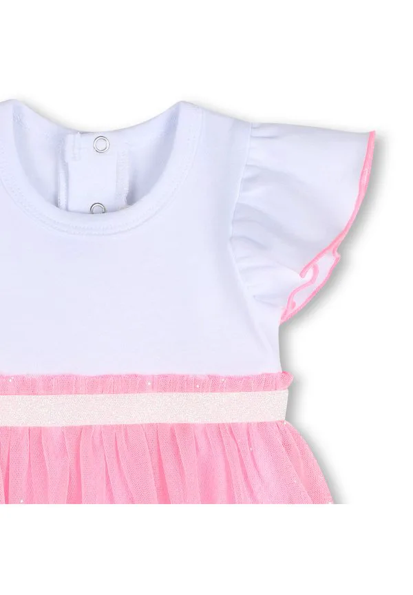 Платье для новорожденного, трикотажное платье-боди Billieblush, Pink Pale — фото 3
