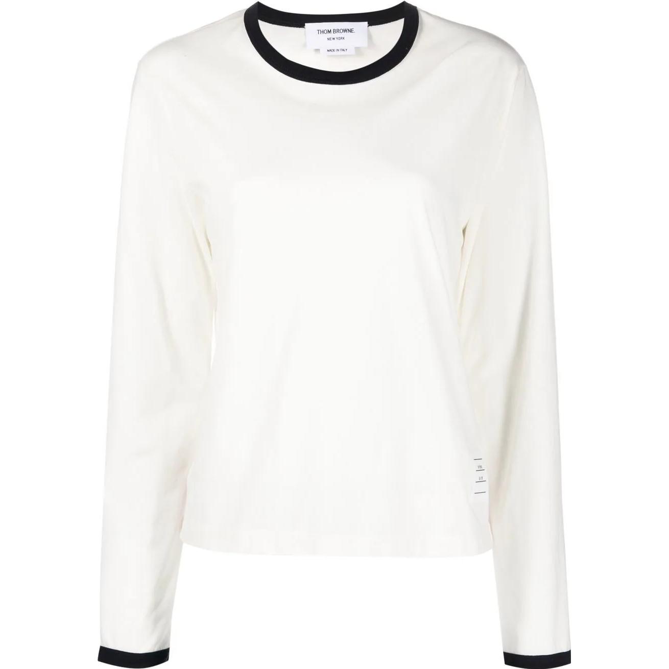 

Футболка женская белая THOM BROWNE