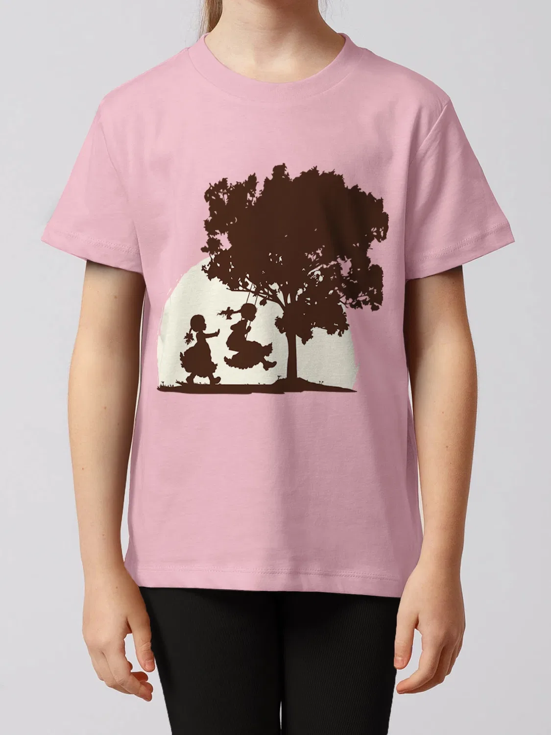 Футболка из органического хлопка Wat? Apparel, розовая
