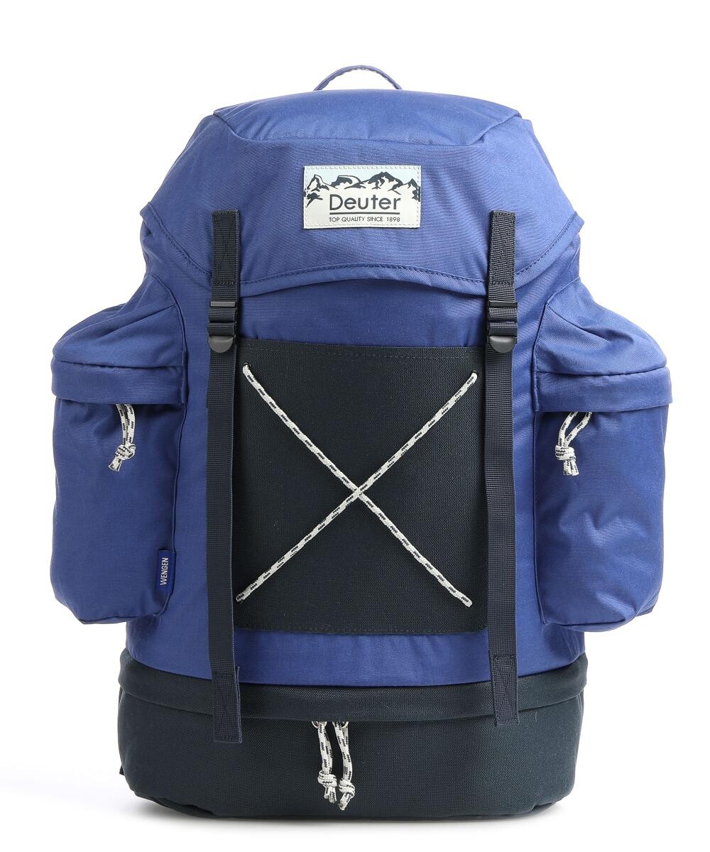 

Рюкзак Heritage Wengen 15 дюймов из переработанного полиэстера Deuter, синий