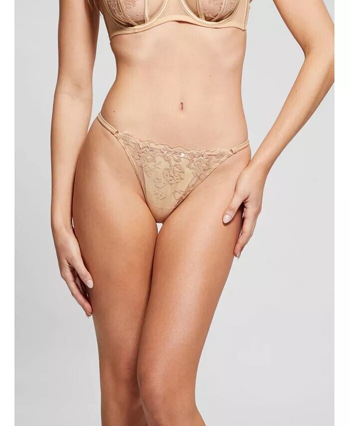 

Женские стринги Giselle Macrame GUESS, бежевый