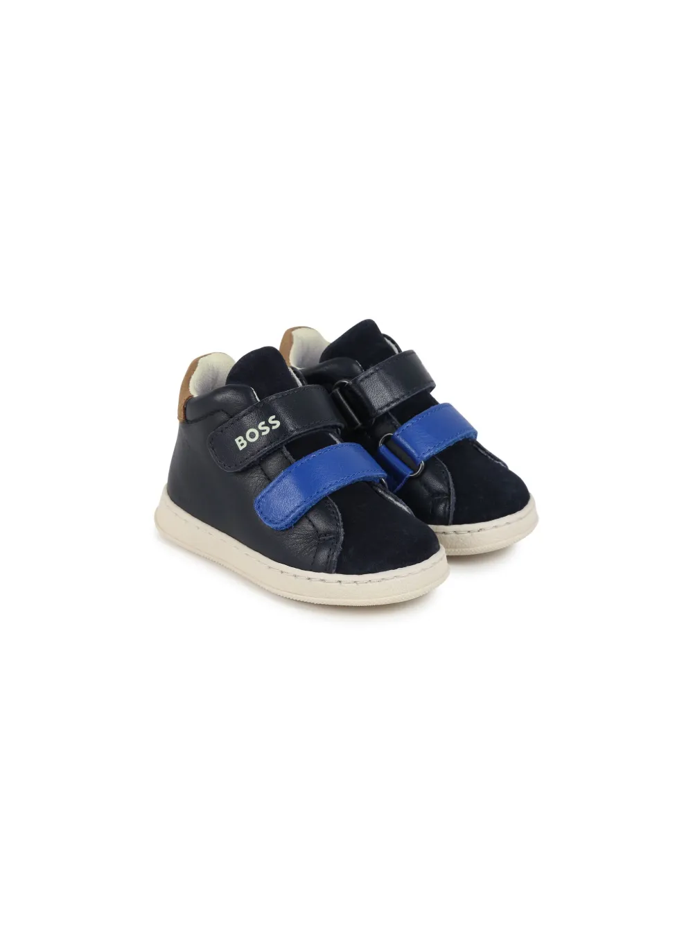 

Кроссовки с тисненым логотипом BOSS Kidswear, синий