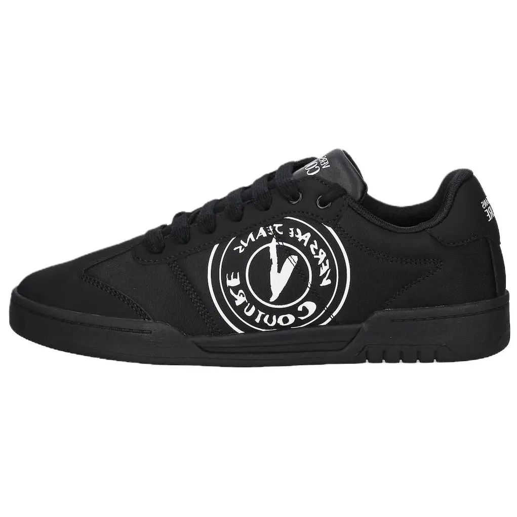 

VERSACE JEANS COUTURE Низкие мужские кроссовки для скейтбординга, черные