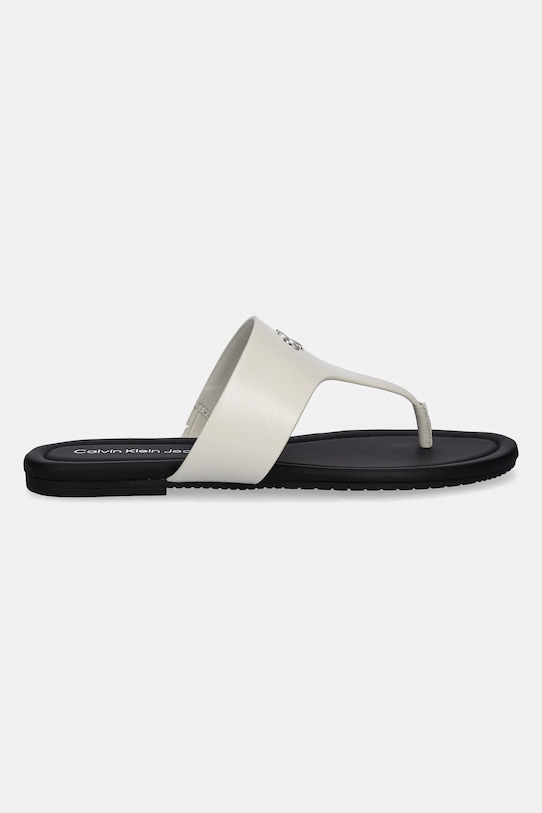 Шлепки FLAT SANDAL TOEPOST MG Calvin Klein Jeans, бежевый — фото 2