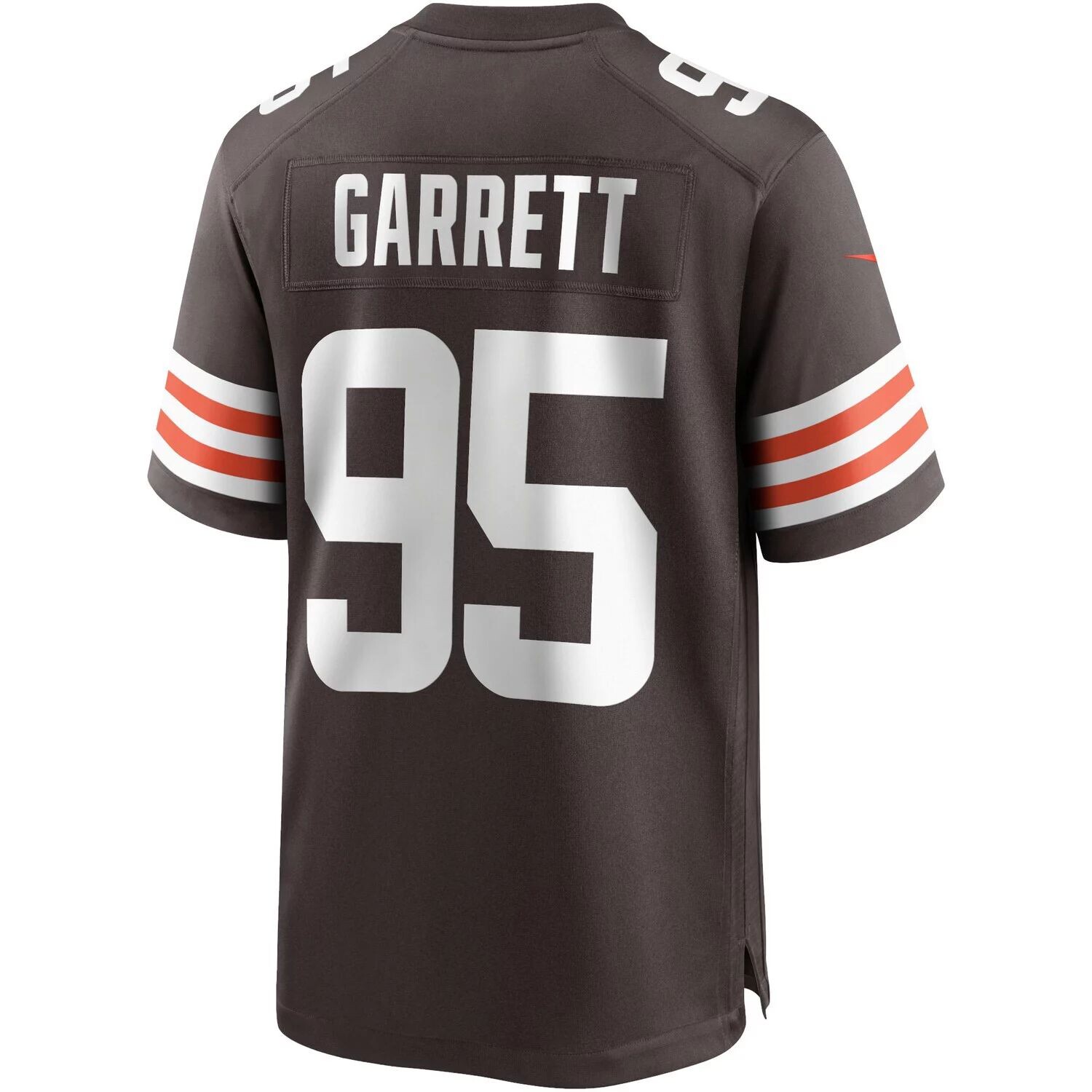 Мужское джерси Nike Myles Garrett Brown Cleveland Browns Game Player — фото 3