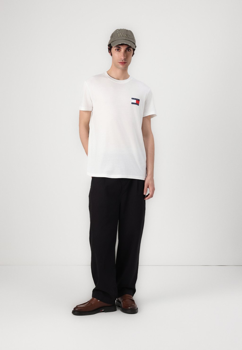 

Базовая футболка FLAG TEE 2 PACK Tommy Jeans, черный