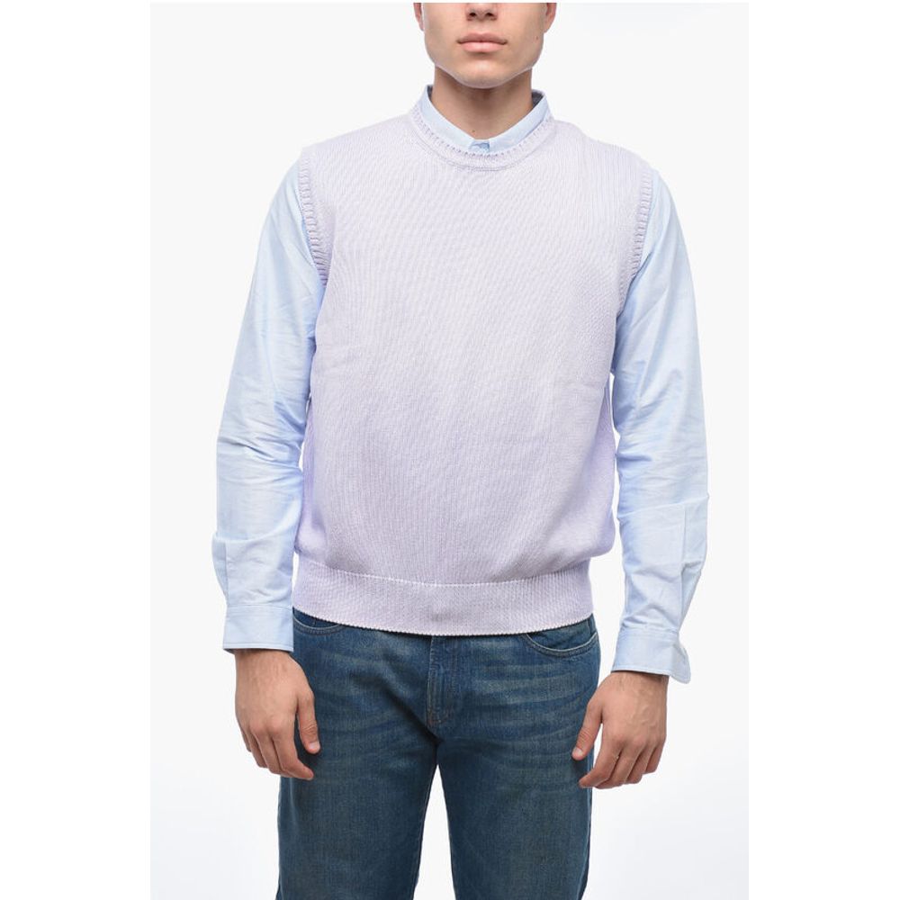 

Хлопковый свитер без рукавов Corneliani, Purple