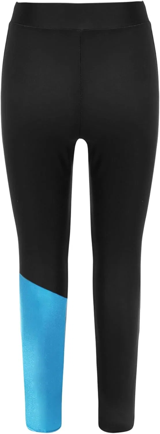 Леггинсы спортивные для мальчиков dPois, Light Blue — фото 3