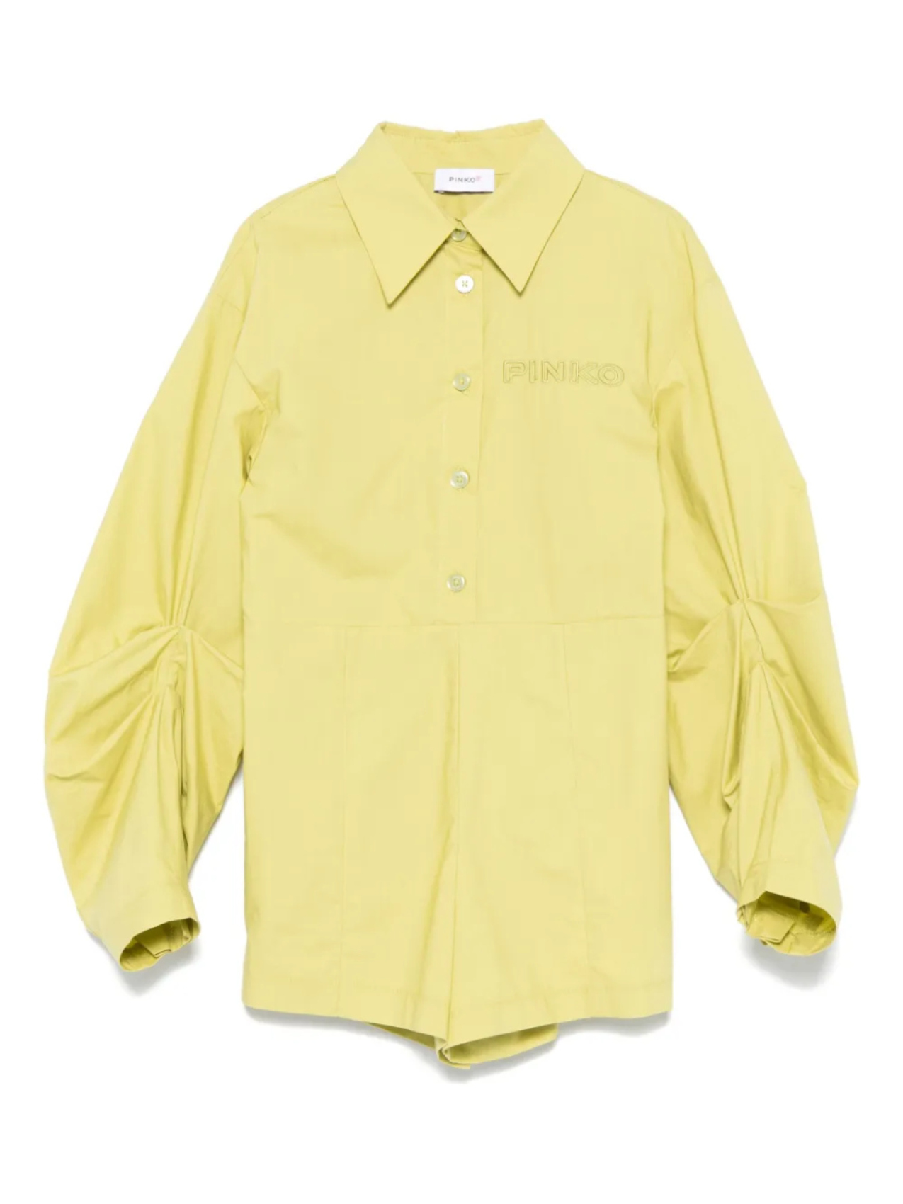 

Pinko Kids комбинезон с вышитым логотипом, зеленый