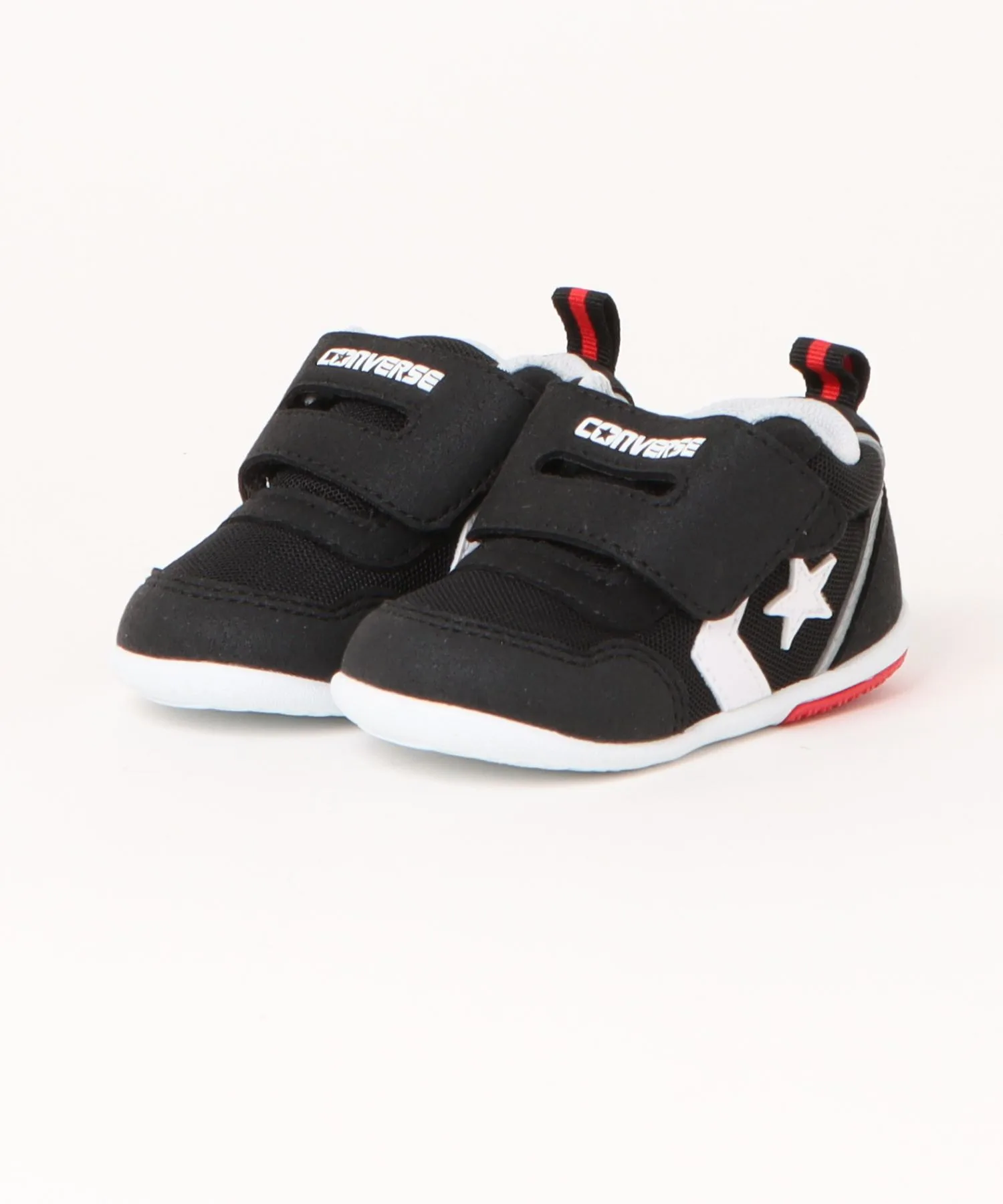 Детские кроссовки с рефлектором MINI RS 2 CONVERSE чёрно-красные