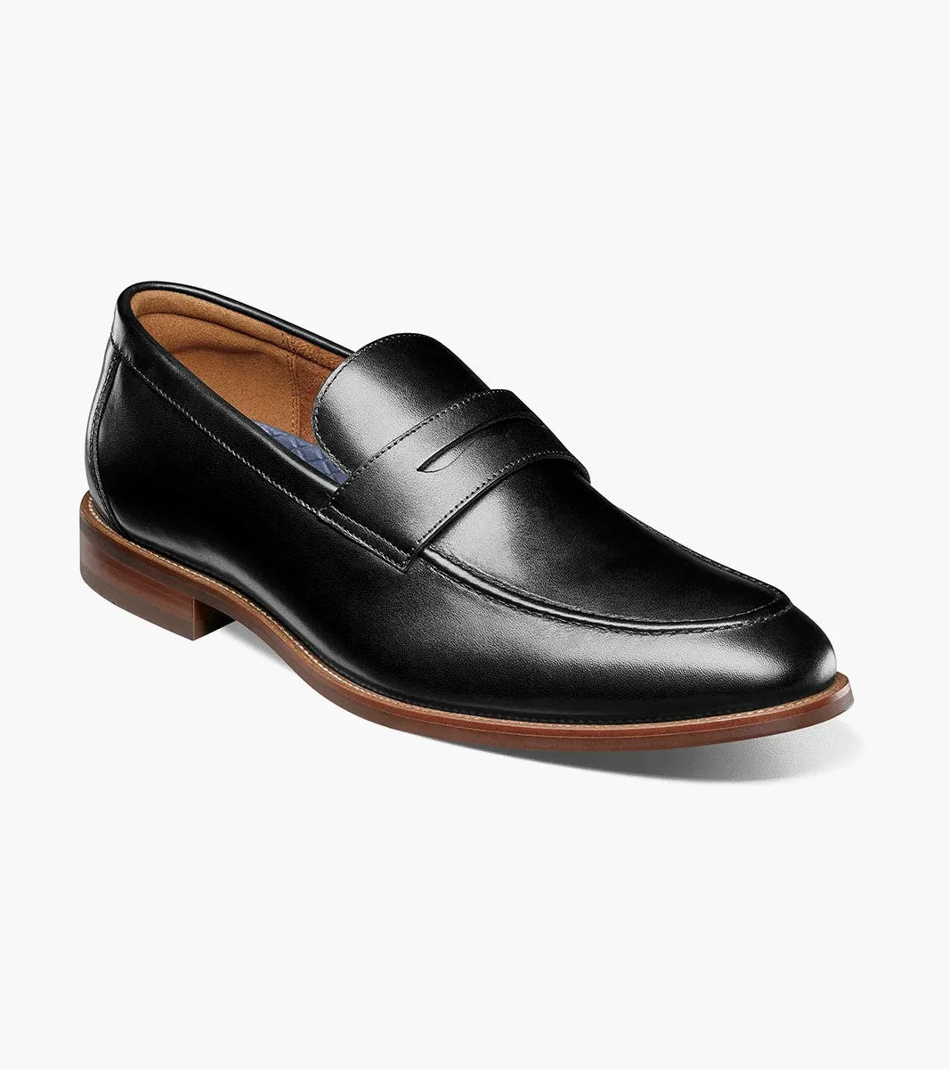 

Florsheim Rucci 13409-001 Мужские черные кожаные пенни-лоферы с мыском мокасин