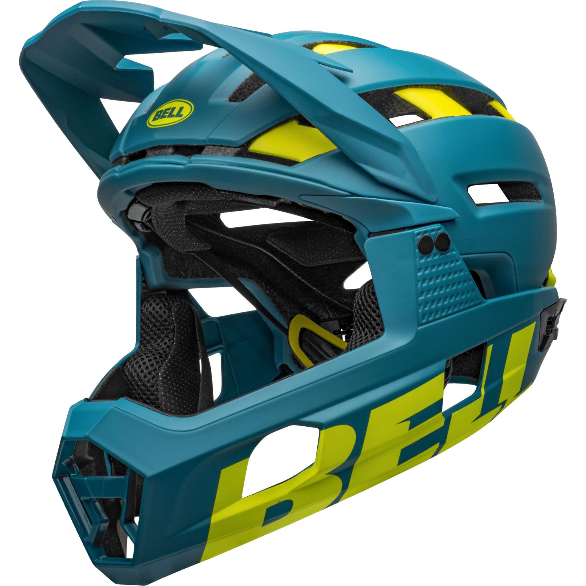 

Мужской шлем для горного велосипеда Super Air R MIPS Bell, Gloss Blue/Hi Viz