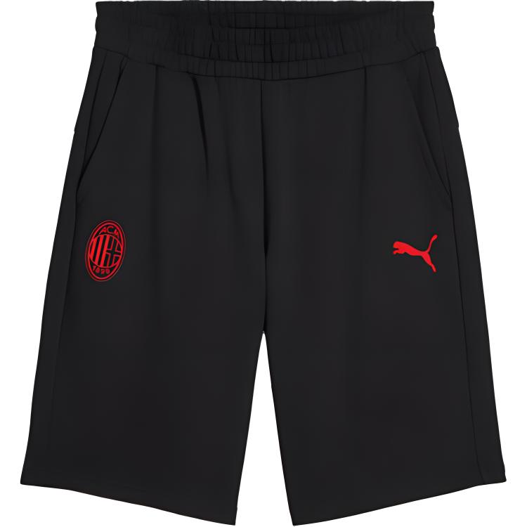 

AC Milan повседневные шорты мужские красные/черные Puma, красный/черный