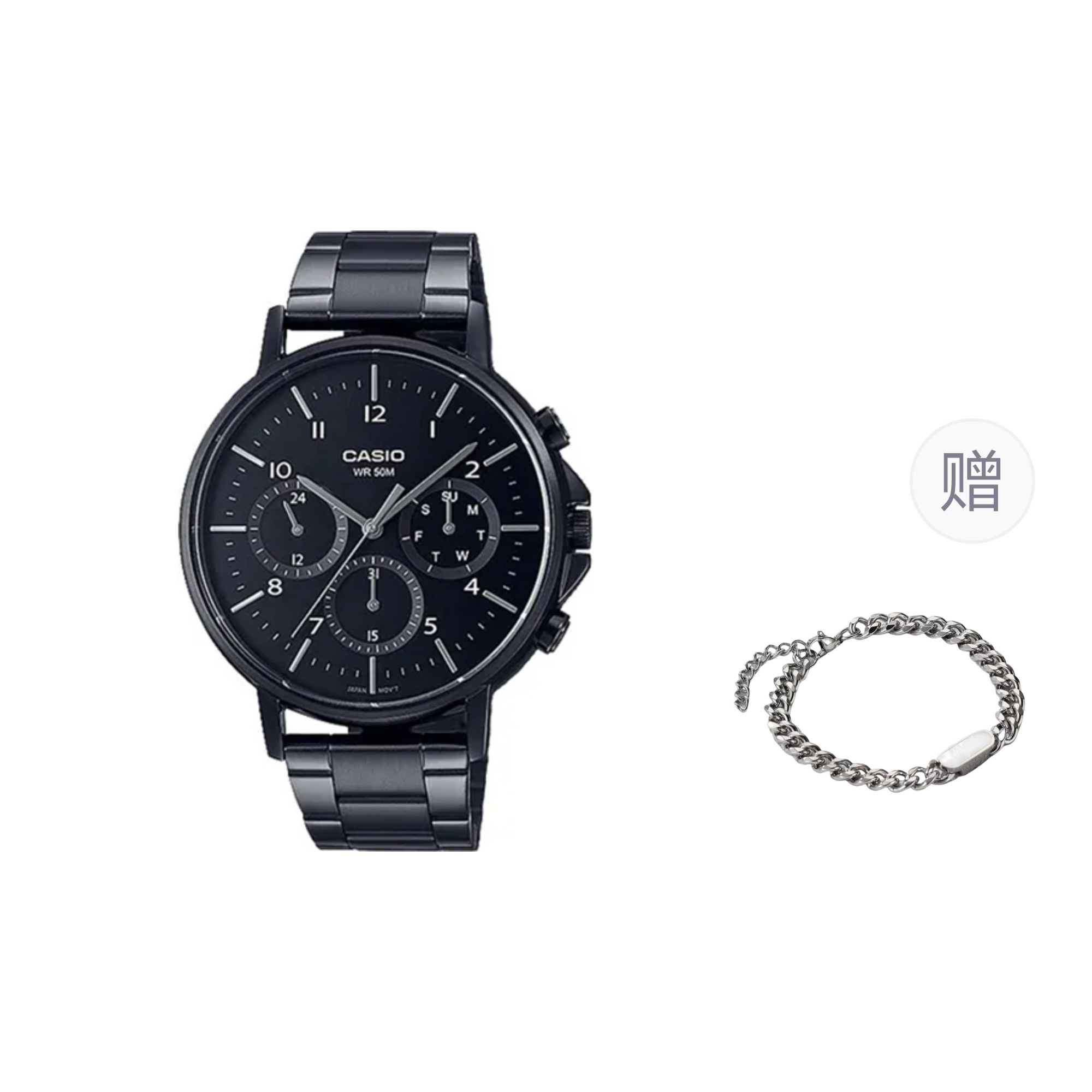 

CASIO Часы Men Black Watch, Black