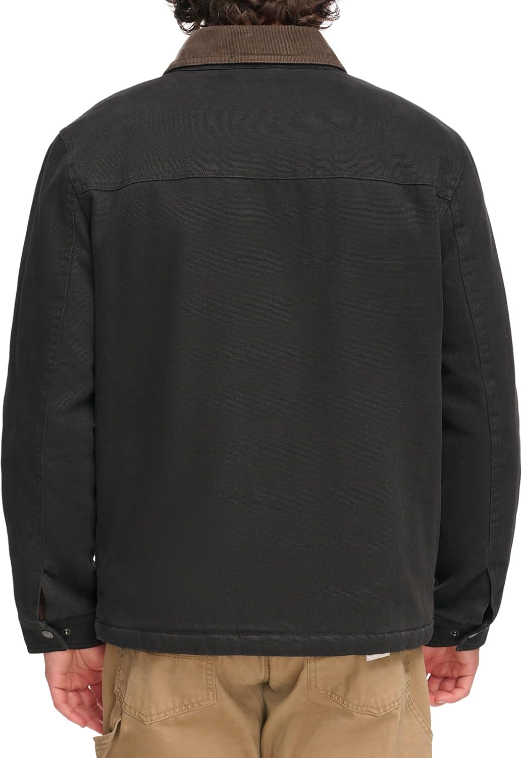Мужское пальто Levi's из хлопчатобумажной ткани Levi's для работы, Black — фото 3