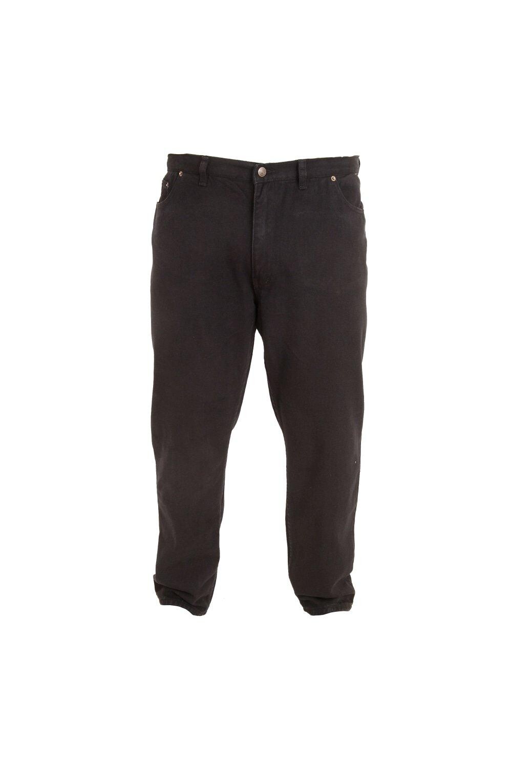

Джинсы комфортного кроя D555 Rockford Kingsize Duke Clothing, черный