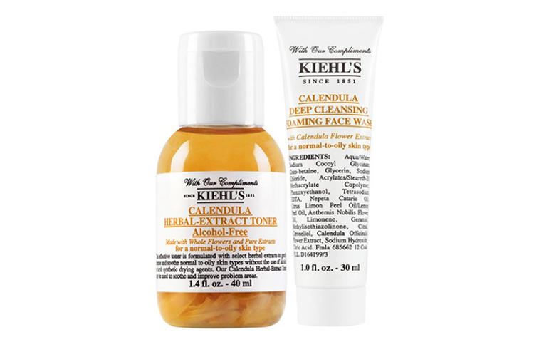 Набор косметики для лица Kiehl's Calendula Duo, 40 мл + 30 мл х 2 — фото 2