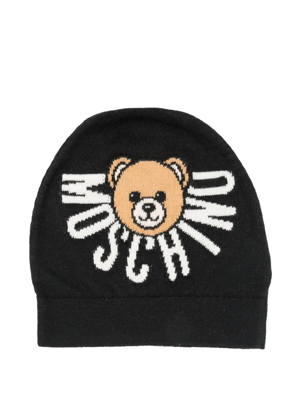 

Декорированная шапка бини Moschino Kids, черный