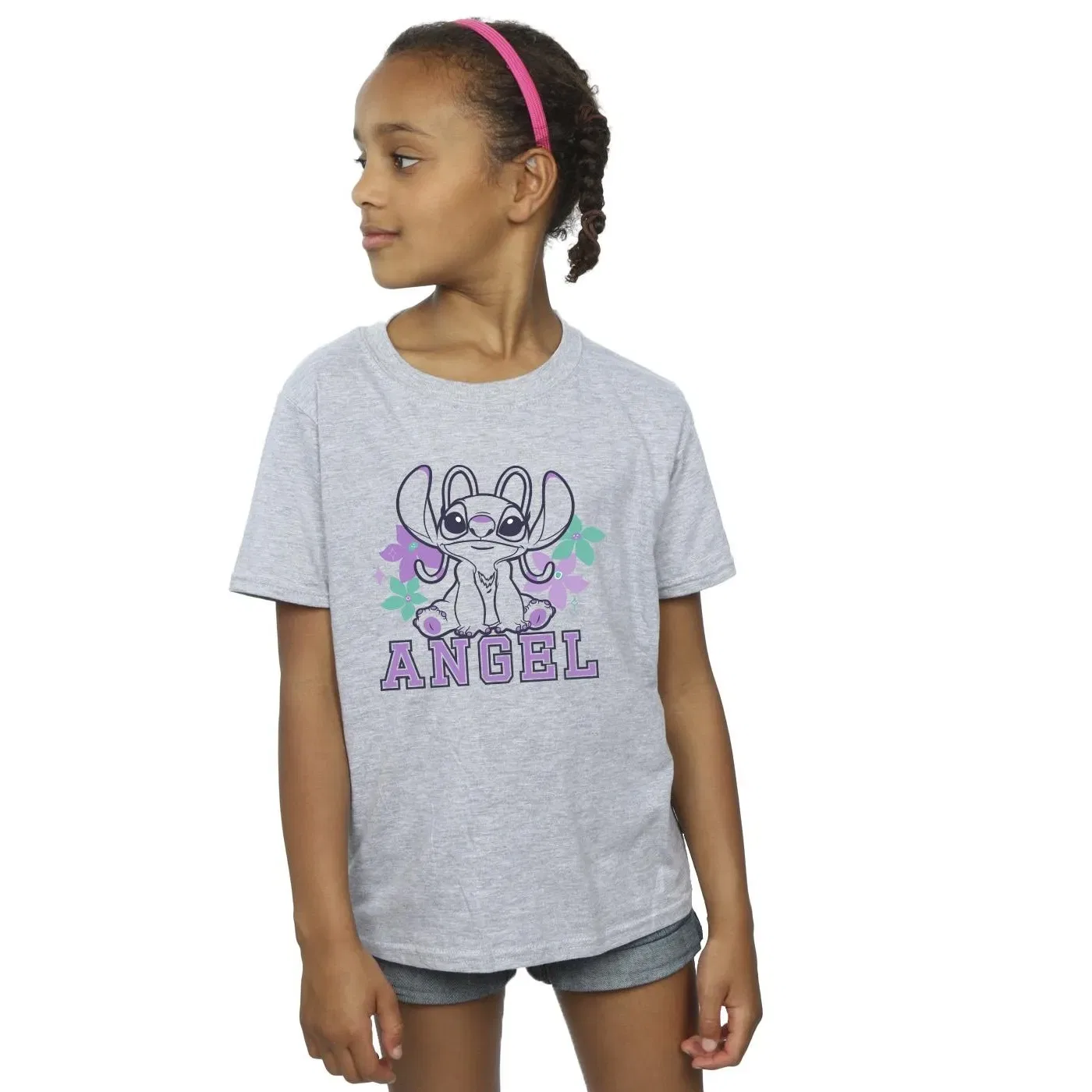 Футболка с принтом Angel Disney, серый