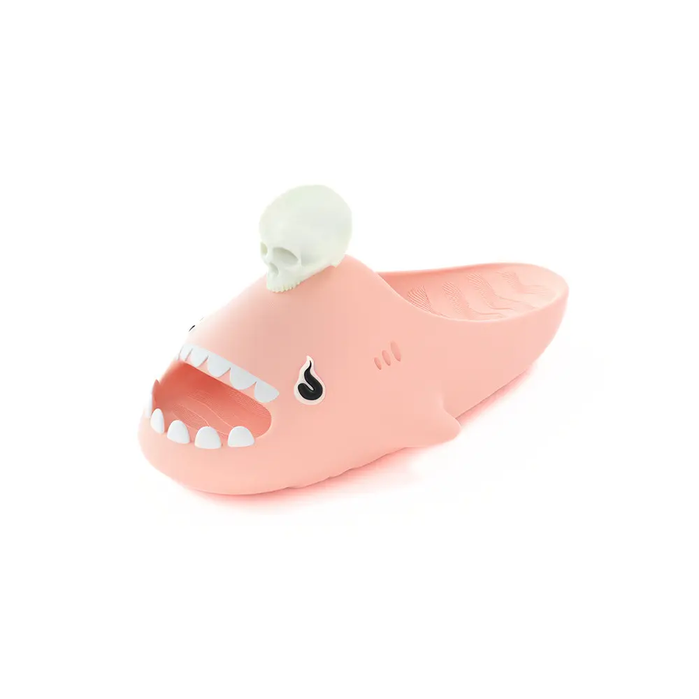

HelloSlippers Акульи скелетоны, унисекс слайдеры розовые, цвет Pink