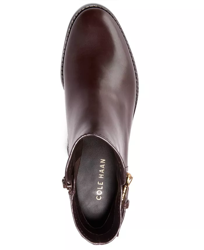 Женские ботильоны Hanover на квадратном каблуке Cole Haan, коричневый — фото 4