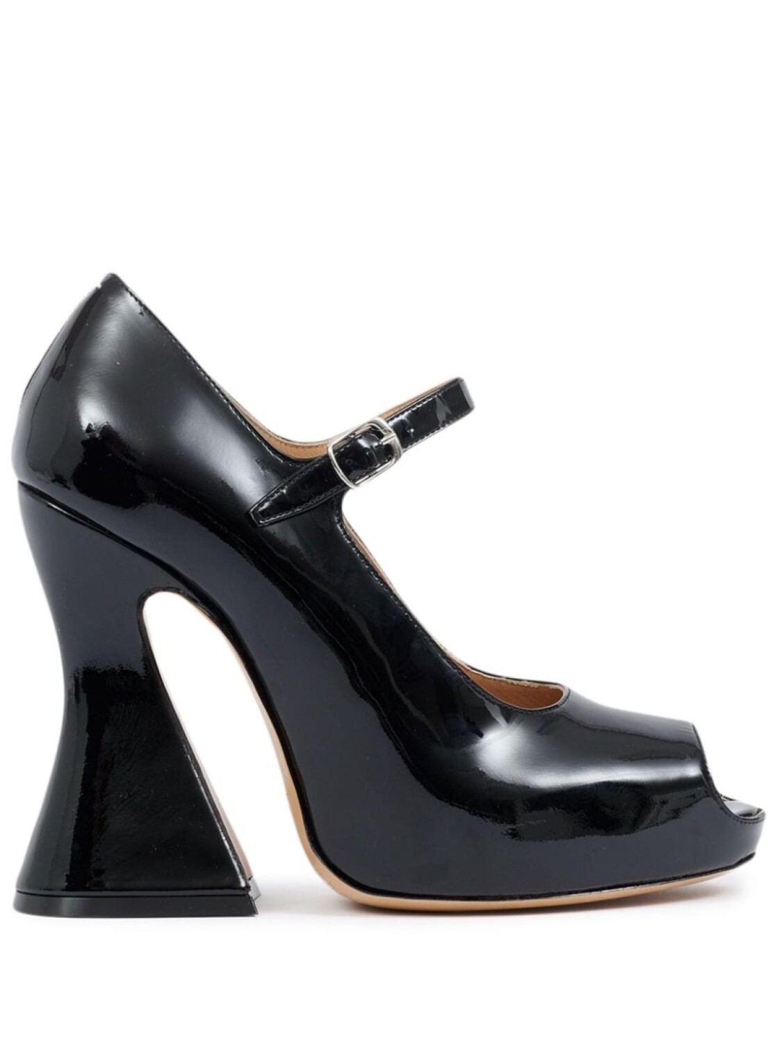 Туфли Мэри Джейн Sketch 120 Maison Margiela, черный