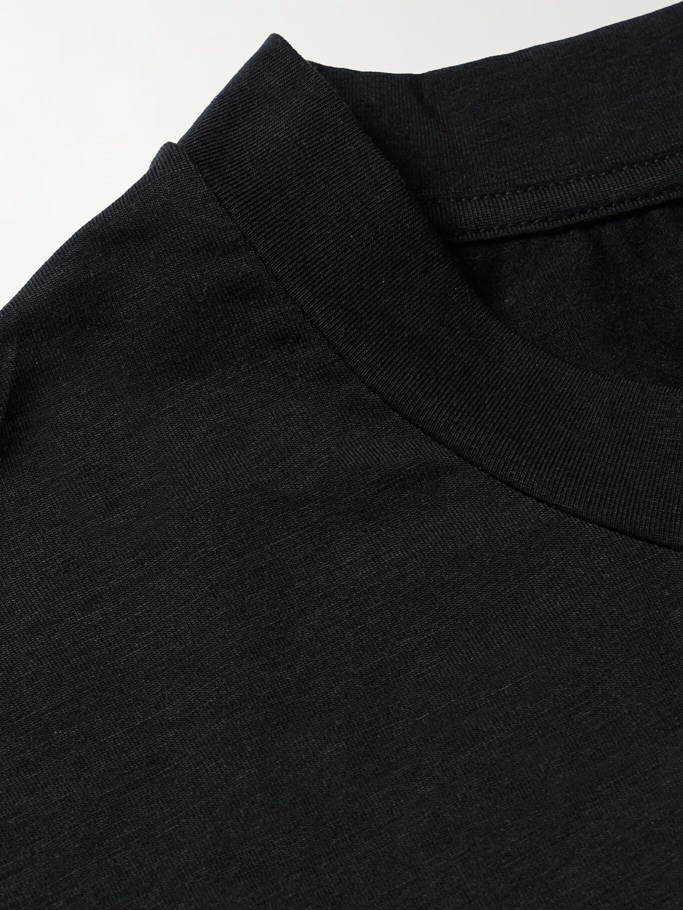 

Футболка облегающего кроя из эластичного хлопка и модала TOM FORD, черный