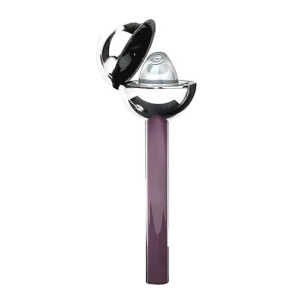 

Фиолетовая основа под макияж и атласная помада, 1 шт. Glossy Pops Velvet satin