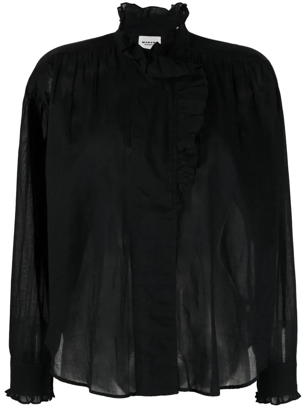 

Рубашка Pamias с оборками MARANT ÉTOILE, черный