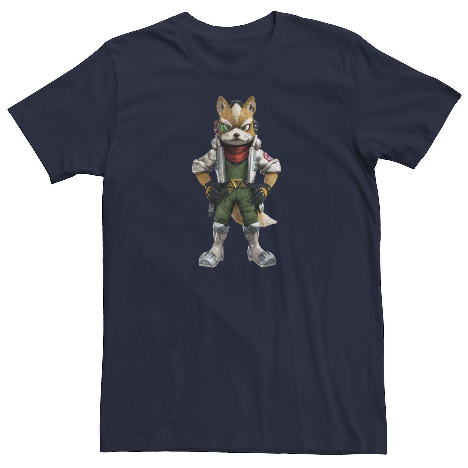 

Мужская футболка с портретом Nintendo Star Fox Licensed Character