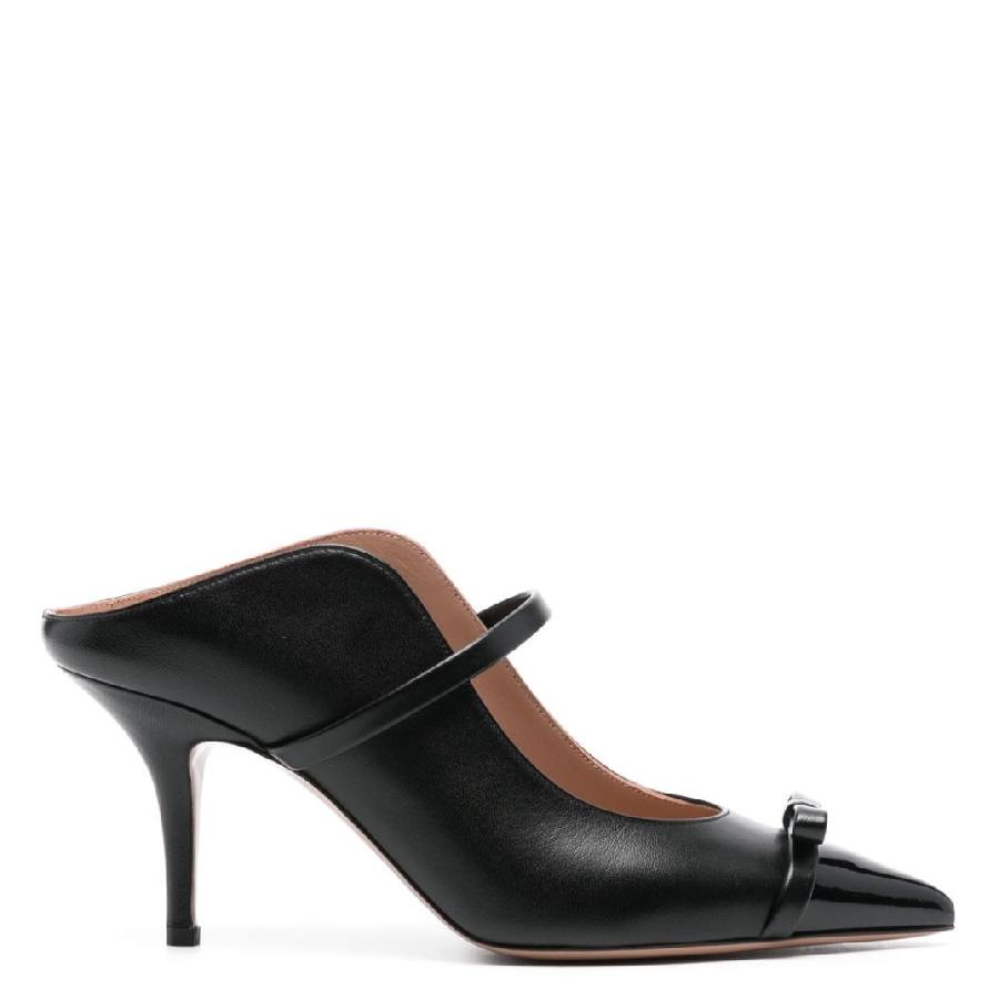 Malone Souliers Бланка 70 мм Кожаные мюли, черный