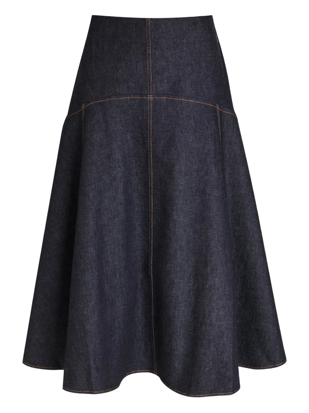 

Юбка миди La Triangle de-Nîmes со вставками Jacquemus, синий