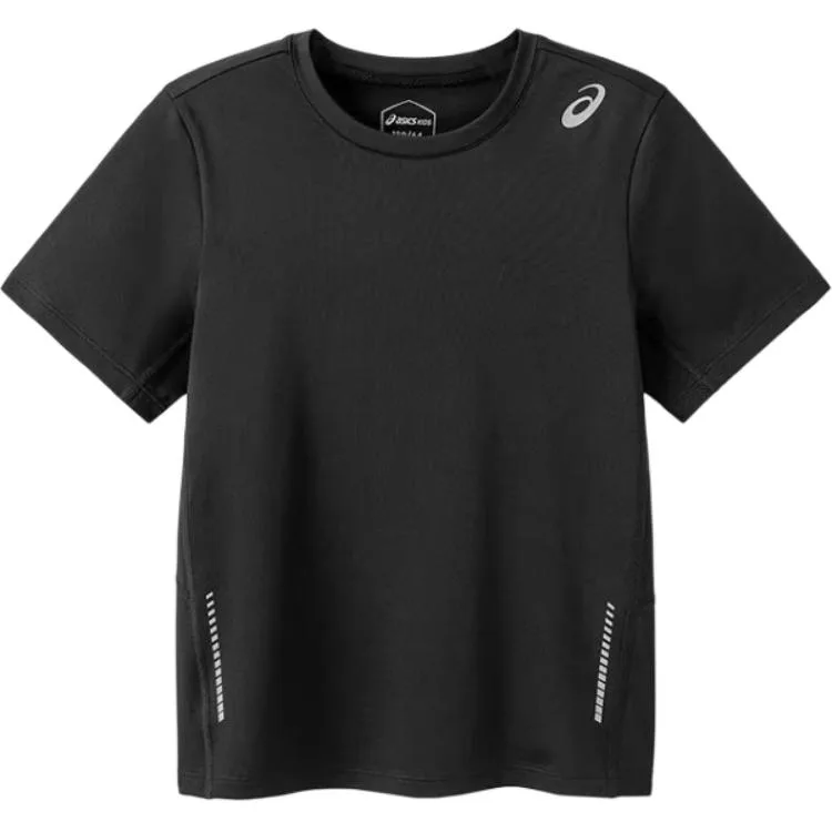 Футболка с круглым вырезом для школьников ASICS, 9000 Black