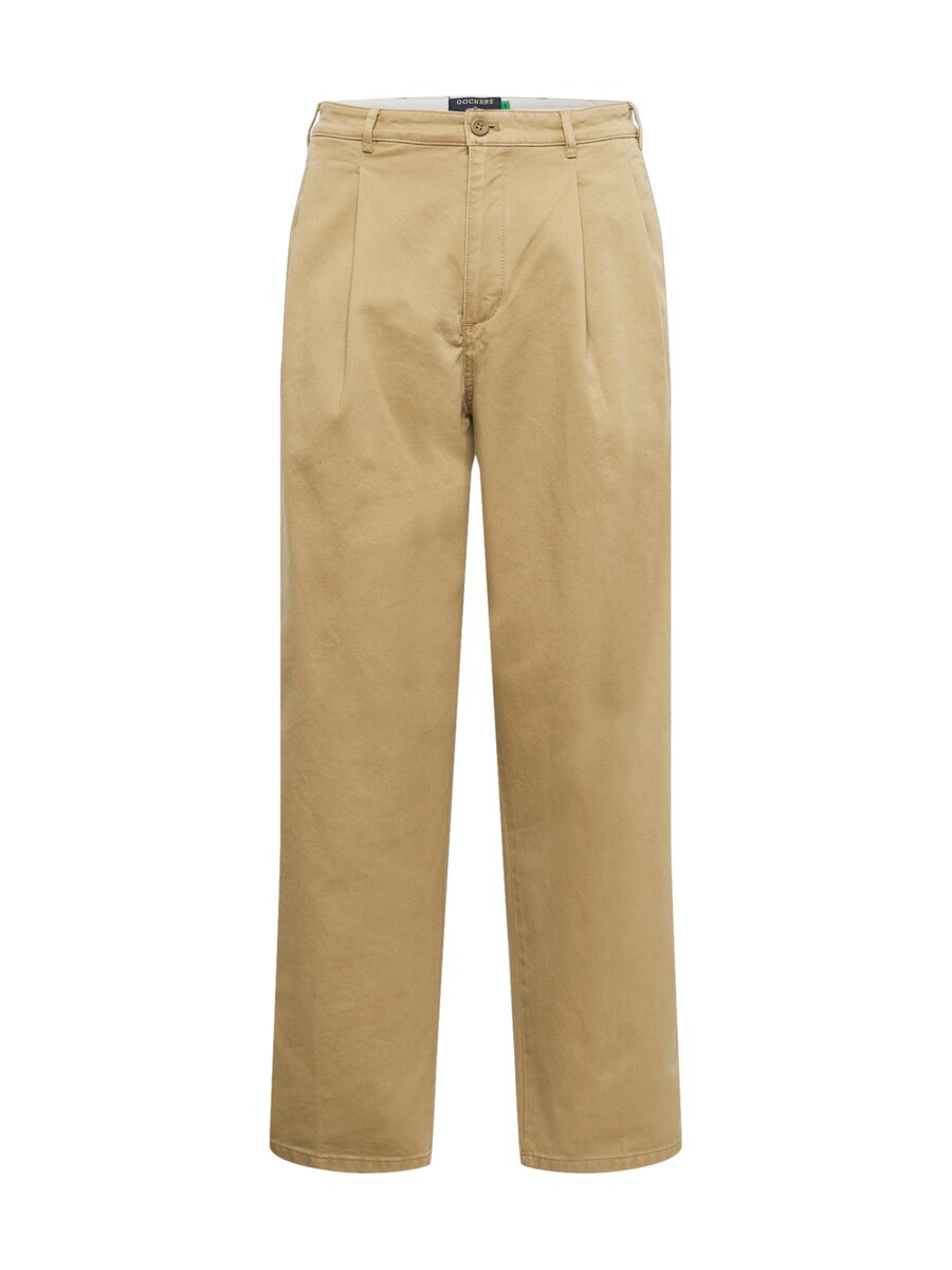 

Обычные брюки в складку спереди Dockers KHAKI, темно-бежевый
