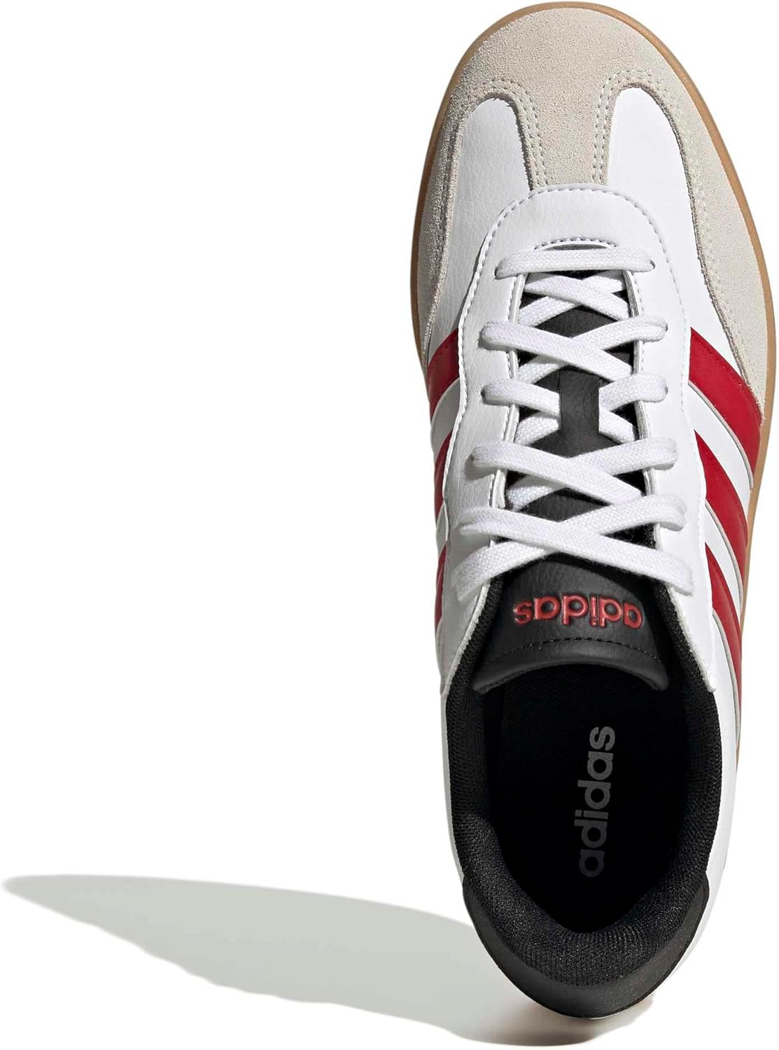 Мужские модные кроссовки Adidas Barreda, белый/черный/алый — фото 2