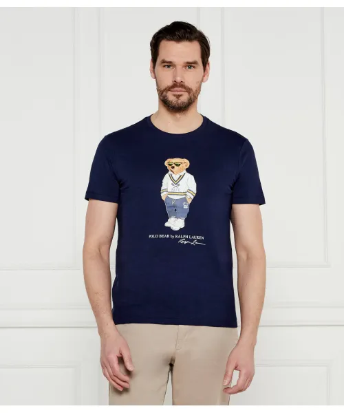 

Футболка Slim fit Polo Ralph Lauren, синий