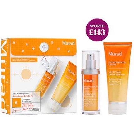 Набор для ухода за кожей The Derm Report on Diminishing Dark Spots - Worth £143 — фото 2