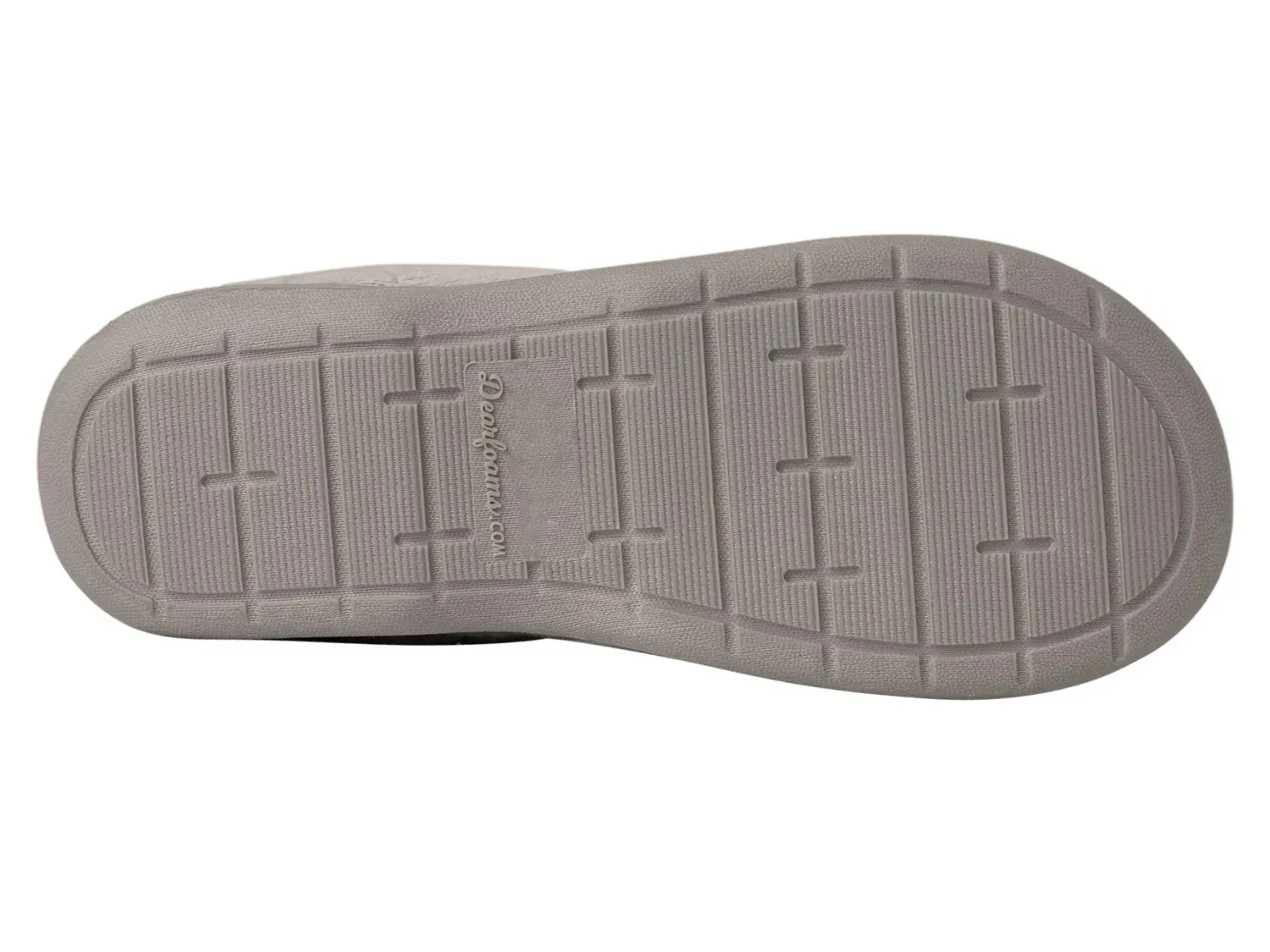 Тапочки Dearfoams Darcy Clog Slipper - женские, цвет серый — фото 3