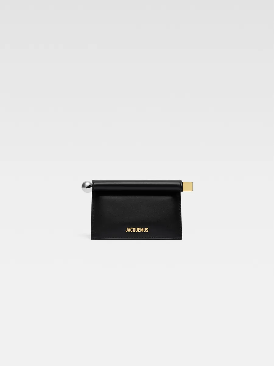 

Мини-клатч на вынос Ронд Карре Jacquemus, черный