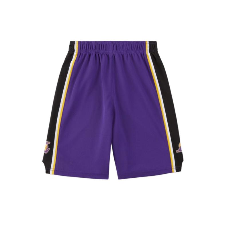 Jordan Шорты Kids' Ting Purple/Los Angeles Lakers — фото 2