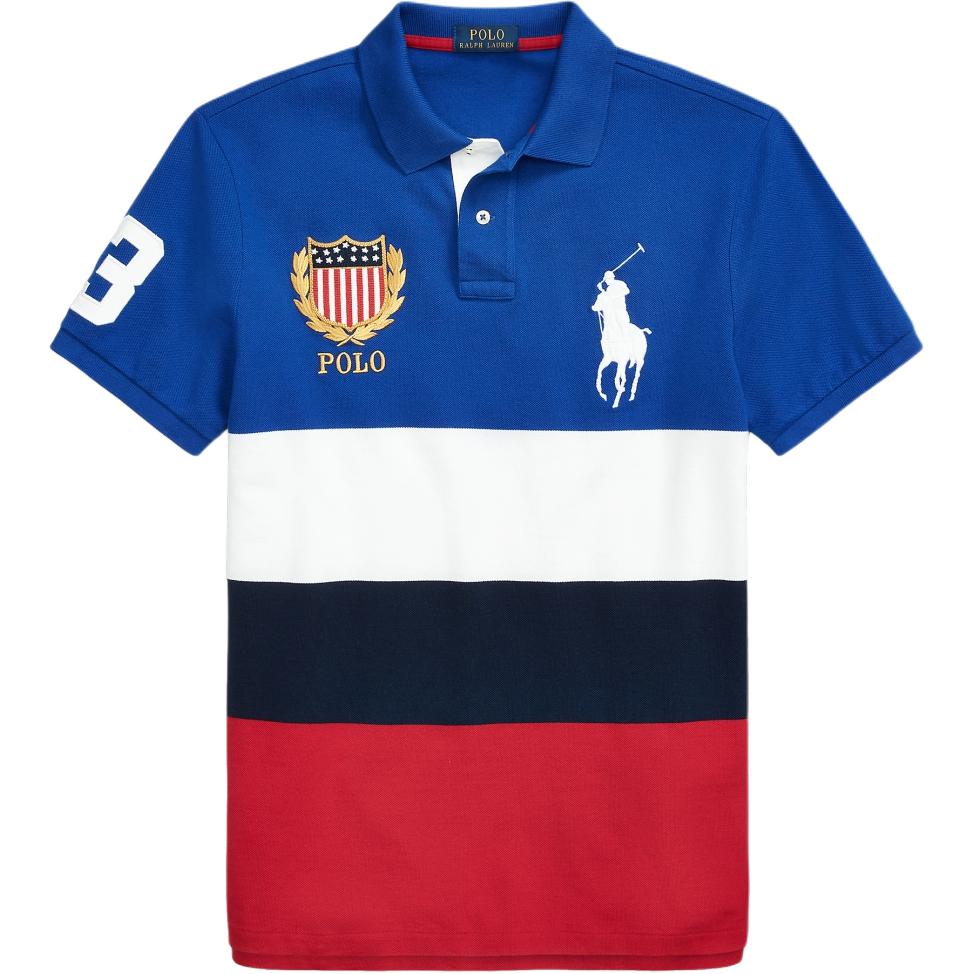 

Polo Ralph Lauren Синяя поло SS24 для мужчин, Синий, Polo Ralph Lauren Синяя поло SS24 для мужчин