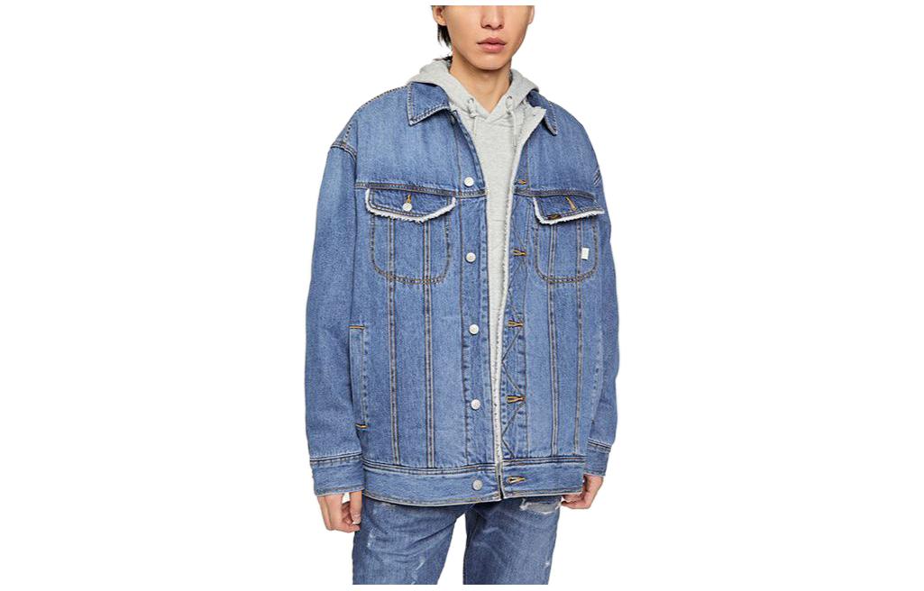 

Lee Пуховик мужской средний светло-голубой, Medium Light Blue
