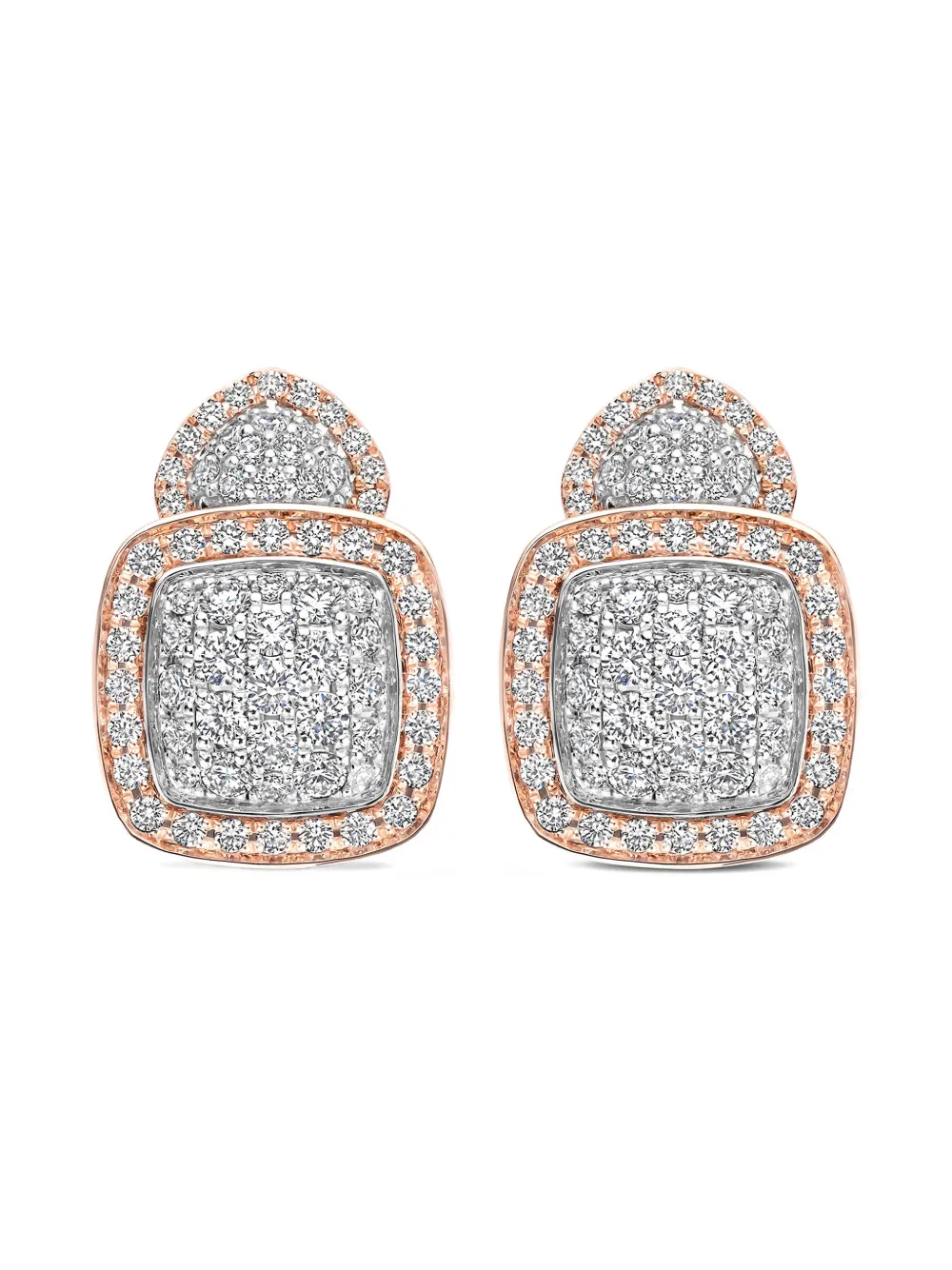 

Серьги из розового золота 18 карат с бриллиантами Tirisi