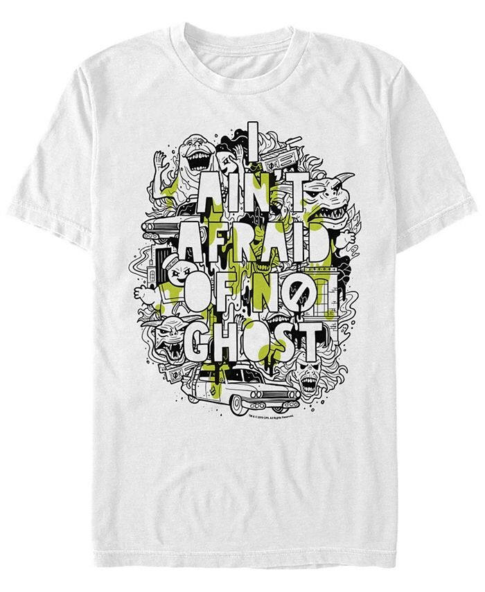 

Мужская футболка Ain'T Afraid Collage Slim Drip Poster с короткими рукавами Fifth Sun, белый