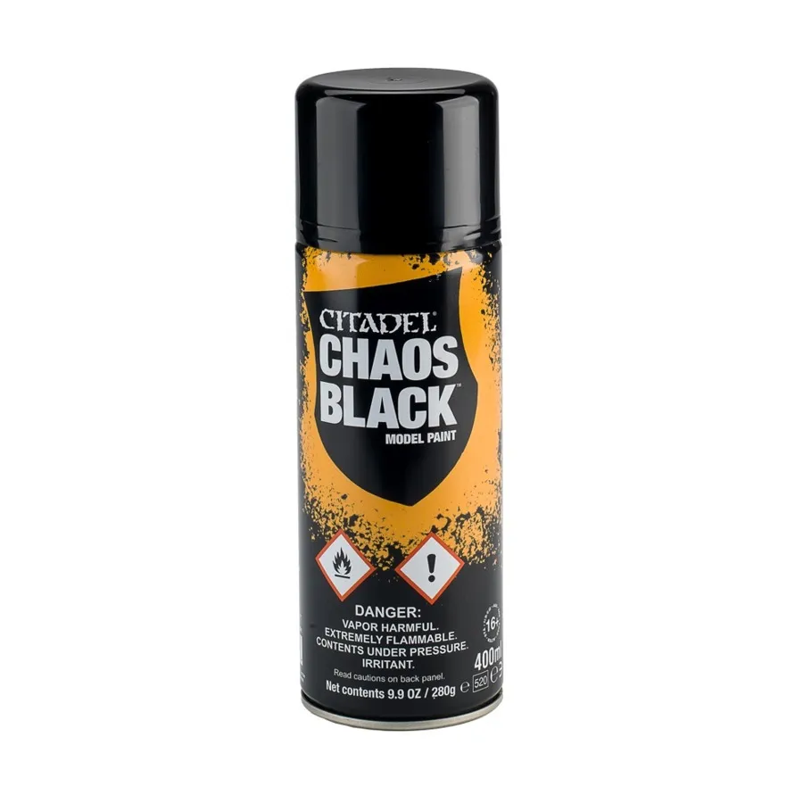 

Черный спрей Chaos (выпуск 2021 г.), Citadel Colour - Spray Paints & Primer