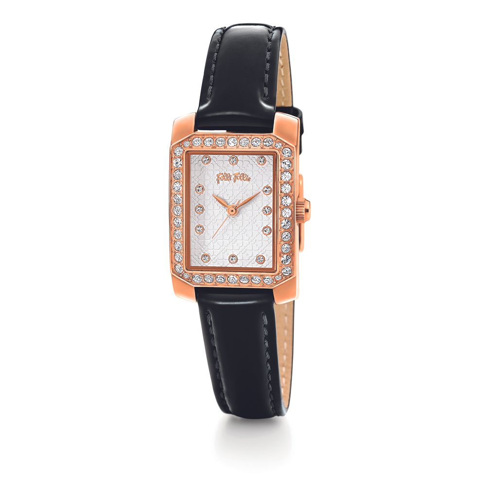 

Черные кожаные часы Dolci Follie