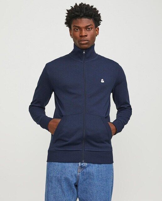 

Мужская толстовка на молнии Jack & Jones, темно-синий