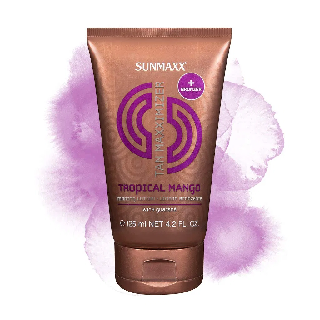 Лосьон для загара «TAN MAXXIMIZER Tropical Mango» с бронзатором от SUNMAXX, 125 мл Sunmaxx