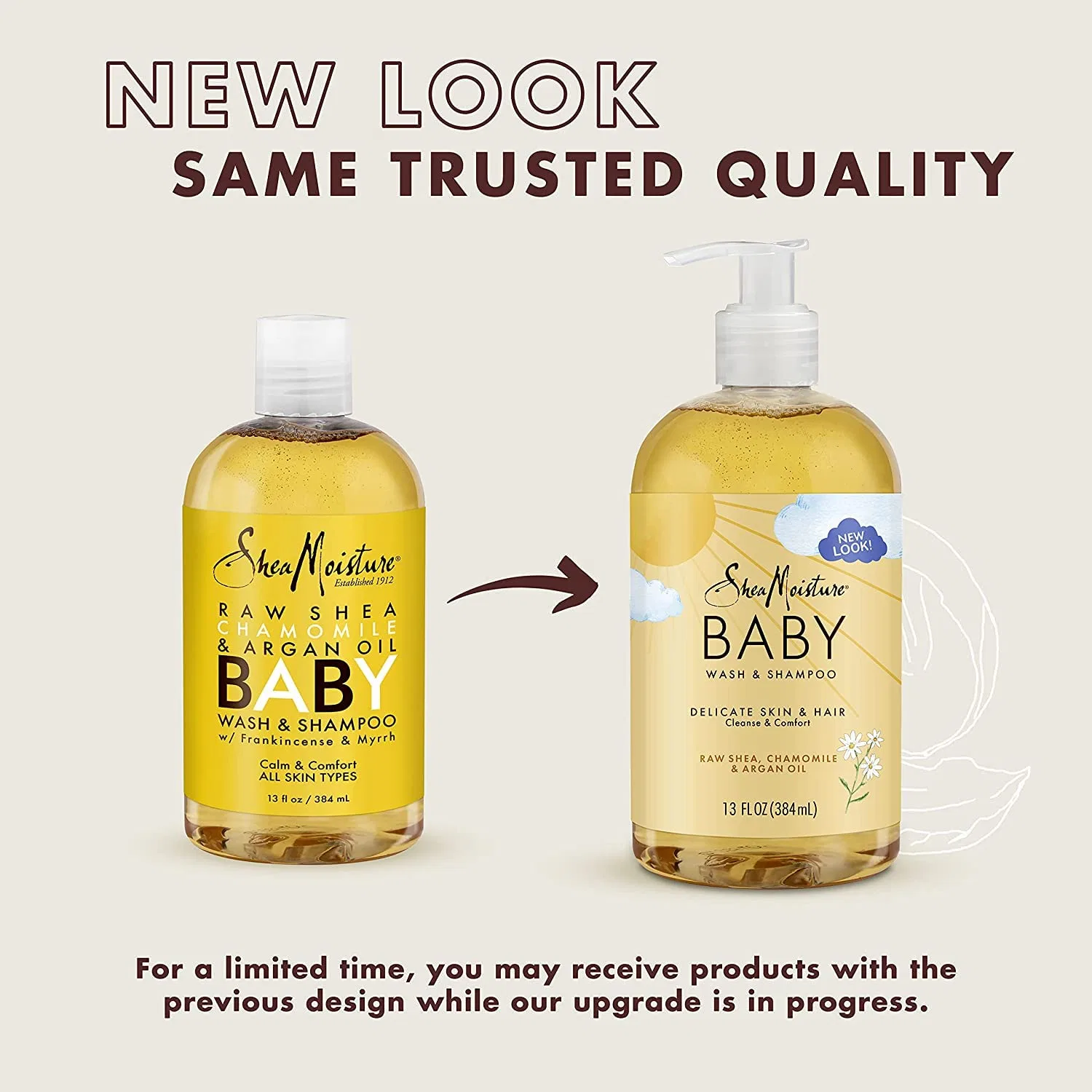Детский шампунь и гель для душа Head to Toe с ромашкой и аргановым маслом от Shea Moisture Shea Moisture, Baby Chamomile Wash — фото 3